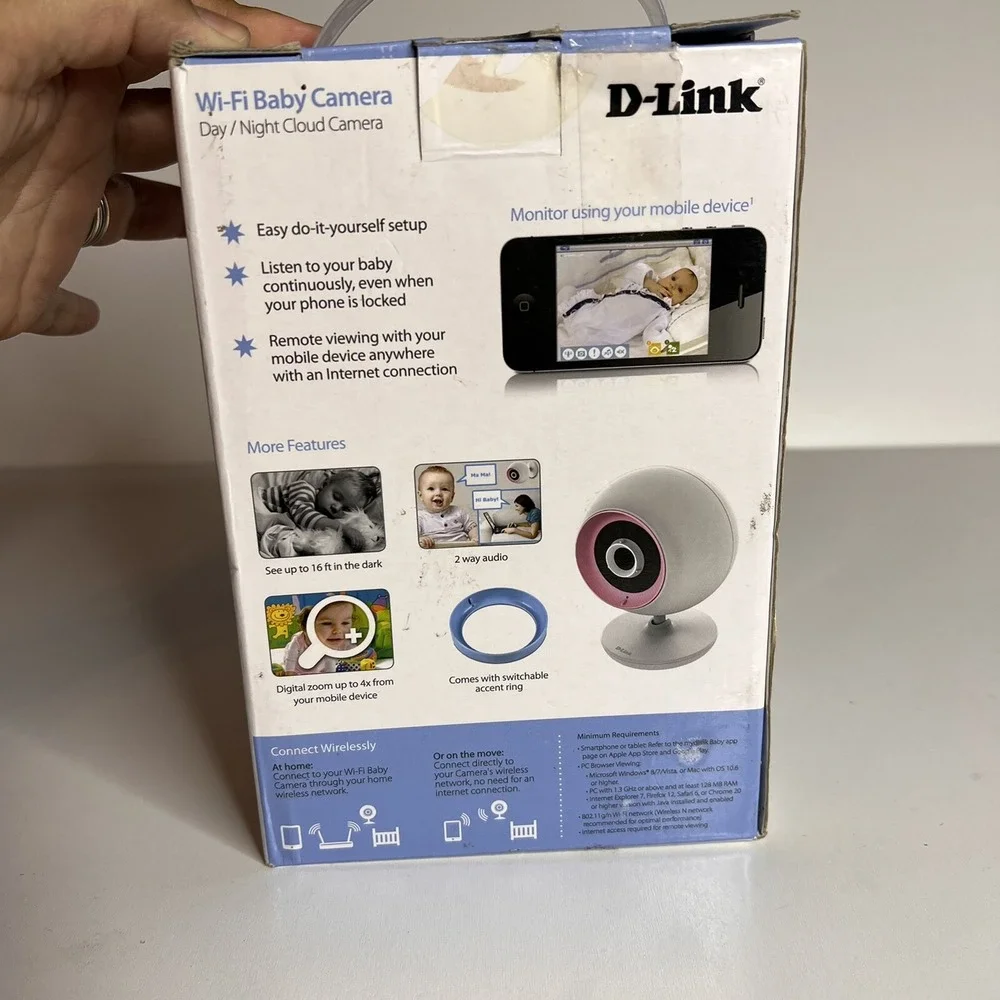 D-LINK WI-FI BABY MONITOR DAY/NIGHT CLOUD CAMERA